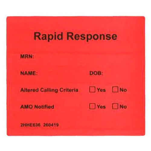 Rolls 2HHE636 Rapid Response L4-6 Labels Roll of 100
