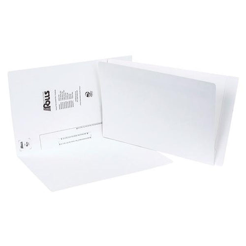 Rolls AA0105 Lateral File Folder White Suits Legal and Foolscap size documents