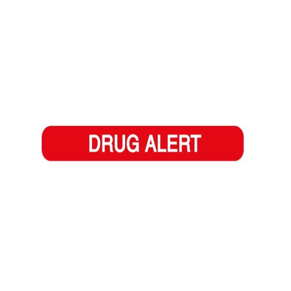Rolls MR838 Drug Alert Label box of 500