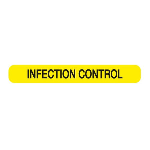 Rolls MR842 Infection Control Label box of 500