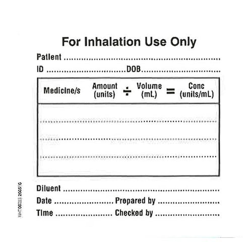 Rolls NH700223 For Inhalation Use Only Labels 50 x 60 Roll of 500