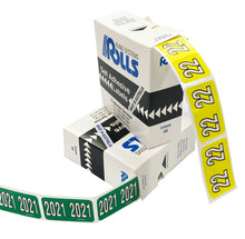 Load image into Gallery viewer, Rolls SERIES1YEARROLL Colour Coded Year Labels Series 1 Roll of 500 labels
