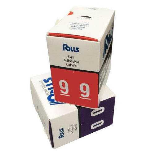 Rolls MR667-250 Terminal Digit Labels rolls of 250