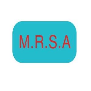 Rolls MR728 MRSA Label Roll of 100 labels