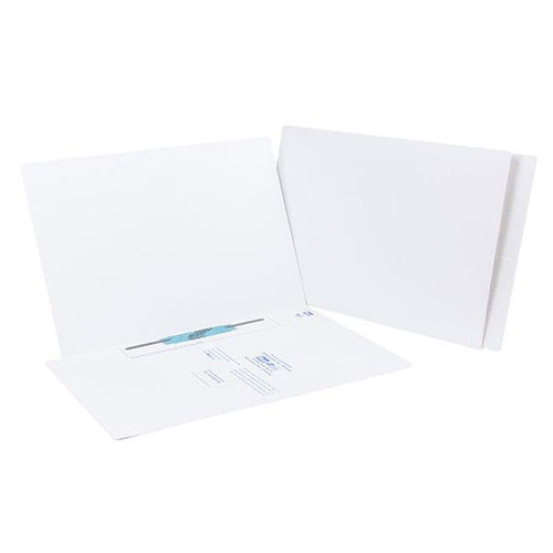 Rolls AA0171-2-3-4 Lateral File Folder White Clip fitted Packs of 100