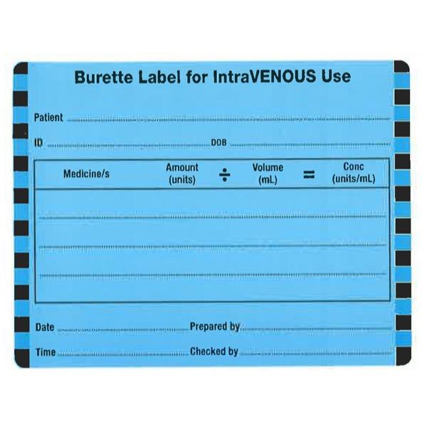 Rolls MR7172 Intravenous Burette Label Roll 250