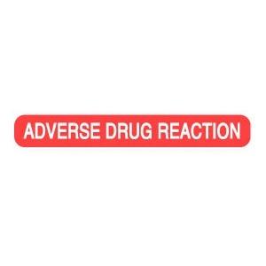 Rolls MR718 Adverse Drug Labels Roll of 500 labels