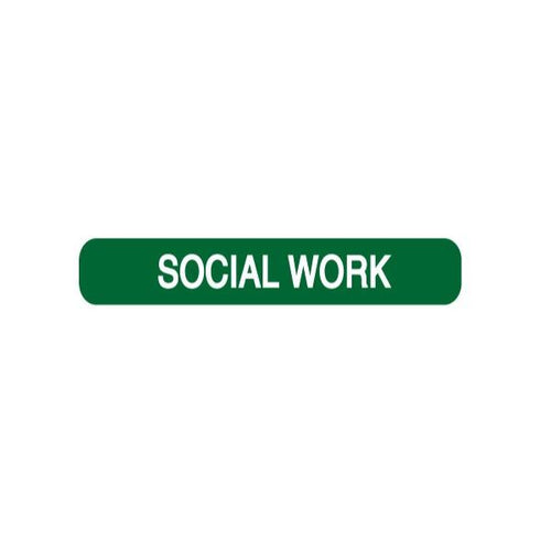 Rolls MR812 Social Work Label box of 500