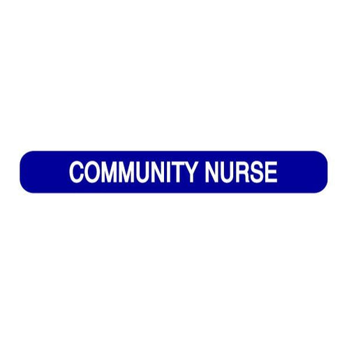 Rolls MR822 Community Nurse Label box of 500