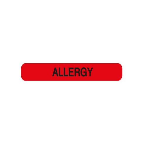 Rolls MR834 Allergy Label box of 500