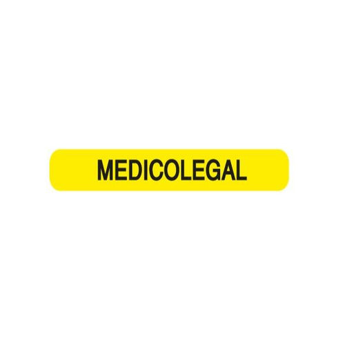 Rolls MR835 Medicolegal Label box of 500