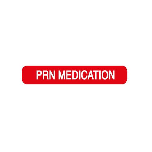 Rolls MR848 PRN Medication Label box of 500