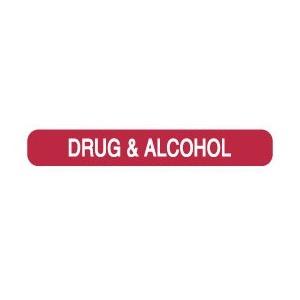 Rolls NH600974 Drug and Alcohol Labels box of 500