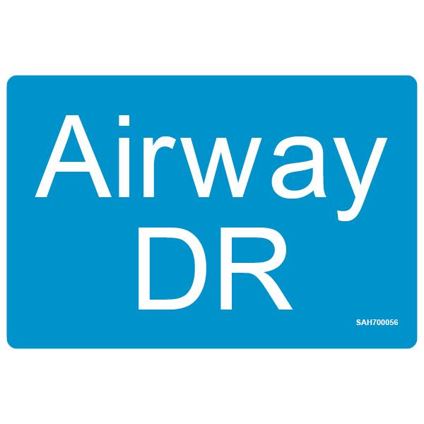 Rolls SAH700056 Airway DR Labels Roll of 250