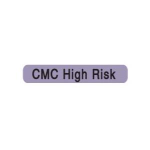 Rolls SAH800121 CMC High Risk Labels box of 500