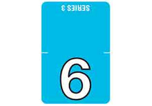 Load image into Gallery viewer, Rolls SERIES3NUM Colour Coded Numeric Labels Series 3 Pack of 5 sheets

